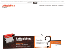 Tablet Screenshot of lattoglobina.com